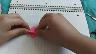 Como hacer mini barcos con papel de postit [upl. by Eelorac]