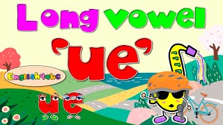 Long Vowel ue  Digraphs  Phonics Mix [upl. by Lrub]