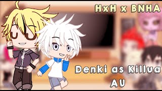 BNHA react to Denki as Killua  MHA  BNHA  Gacha Club  AU [upl. by Nella]