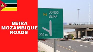 BEIRA MOZAMBIQUE ROADS TRUCK DRIVE [upl. by Ynohtnaleahcim]