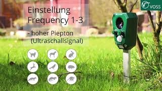 VOSSsonic 2200  Tiervertreiber mit Solar [upl. by Aceber]