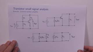 Transistor Small Signal Analysis [upl. by Divadnhoj]