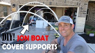 Best Boat Cover Support System  DIY boat cover support system How to make a boat cover support [upl. by Wincer152]