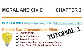 Moral and Civics Chapter 2  Part 3 [upl. by Agee]