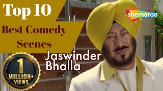 Best Comedy Scenes Jaswinder Bhalla  Top10 Punjabi Movies Funny Scenes  B N Sharma  Binnu Dhillon [upl. by Grayson]