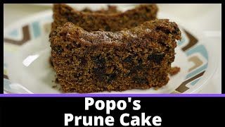 Prune Cake  Old Time Favorite  MOIST and DELICIOUS Recipe [upl. by Vidovik162]