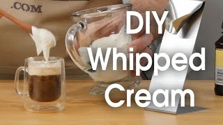 DIY whipped cream in 60 seconds [upl. by Orat]