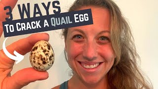 How to Crack a Quail Egg [upl. by Eiboj281]