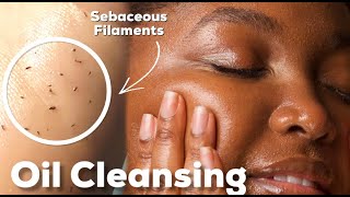 ESTHETICIAN APPROVED OIL CLEANSING GUIDE FOR ALL SKIN TYPES  ACNE OILY DRY COMBO [upl. by Htessil881]