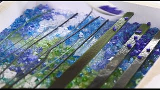 Open Studio Fusing a Glass Landscape with Alice Benvie Gebhart [upl. by Hung]