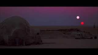 Binary sunset from A New Hope Star Wars The Digital Movie Collection [upl. by Crellen]