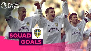 MAGNIFICENT Leeds United Goals  Viduka Yeboah Haaland  Squad Goals [upl. by Niabi]