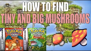 How to Get Tiny Mushrooms and Big Mushrooms in Pokemon FireRedLeafGreen [upl. by Justen60]