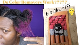 Do Color Removers Work ft Matrix Socolor Cult Eraser [upl. by Gniliem536]