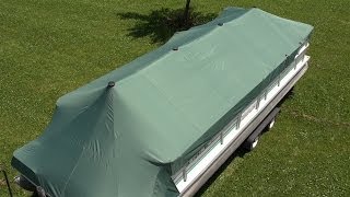 How to Make a Pontoon Boat Cover [upl. by Aleahs]