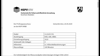 Unboxing HSPVAVRKlausuren 20201 NPDSportschütze Hauptlauf EJ 2019 [upl. by Naiviv]