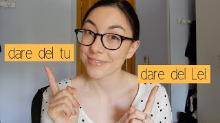 POLITE FORM IN ITALIAN dare del Lei vs dare del tu  Learn Italian with Lucrezia [upl. by Elset]