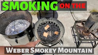 Smoking on the Weber Smokey MountainTemp ManagementHow to BBQ [upl. by Oibaf]