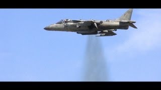 VERTICAL TAKEOFF Harrier Jump Jet  HD video VSTOL [upl. by Egerton]