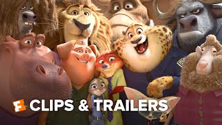 ZOOTOPIA 2016 Trailer Clips and Cast Compilation 🦊🐰  Disney Movie [upl. by Eidnalem]