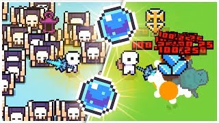 I Ate Over 300 Damage Orbs And THIS Happened in Forager [upl. by Amin]