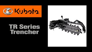 Kubota TR48 Trencher [upl. by Eissalc651]