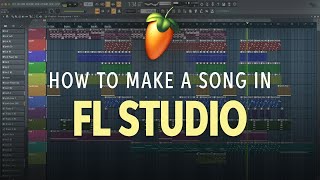 How to Make a Song in FL Studio 20 💻  Software Lesson [upl. by Draillih]