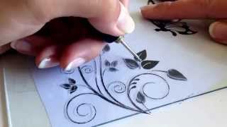 Glas graveren  Engraving glass [upl. by Enaed]