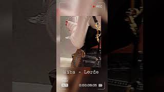 Lorde  Ribs edit audio [upl. by Daukas]