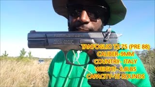 TANFOGLIO TZ 75 9MM SHOOTING REVIEW [upl. by Yci]