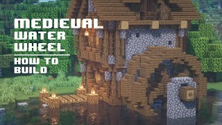 Minecraft  How to build a water wheel [upl. by Inverson510]