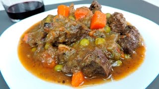 ESTOFADO DE CARNE receta de estofado fácil [upl. by Ahsiyk457]