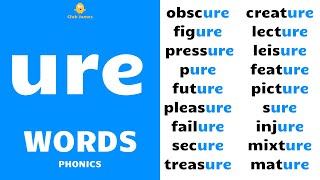 English Phonics  ure words [upl. by Negam842]