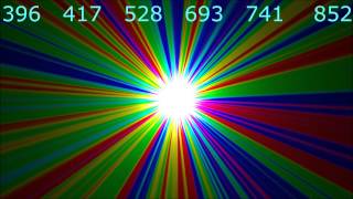 six in one solfeggio 396 417 528 639 741 852  theta beats [upl. by Edals109]