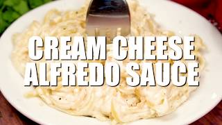 CREAM CHEESE ALFREDO SAUCE [upl. by Eitsirc92]