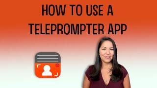 How to Use a Teleprompter App [upl. by Consolata]