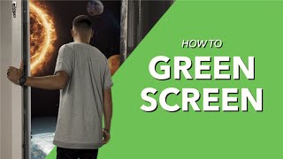 How to Green Screen 6 Easy Steps [upl. by Ietta341]