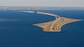 SWEDEN amp DENMARK Øresund Bridge and tunnel [upl. by Johanna802]