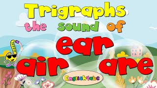 Trigraphs  Diphthongs Long Vowel airearare  Phonics Song [upl. by Draper]