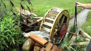 Home made water wheel [upl. by Ania]