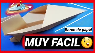 ✅como Hacer BARQUITOS de PAPEL Que Flote en el AGUA 🚢 Paso a Paso FACILES Origami 3 [upl. by Peery]