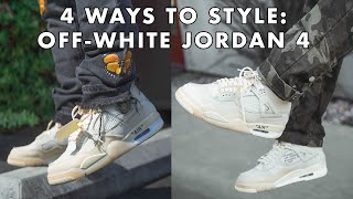 STYLING THE SNEAKER OF THE YEAR OffWhite Jordan 4 [upl. by Etienne249]