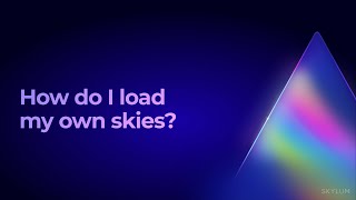 Luminar AI FAQ How do I load my own skies [upl. by Irma]