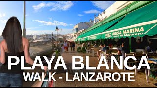 4K Virtual Playa Blanca Lanzarote Tour of Town amp Seafront What to see in 1 day [upl. by Bowman]