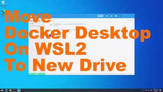 Moving Docker Desktop On WSL2 To Another Drive [upl. by Hsitirb]