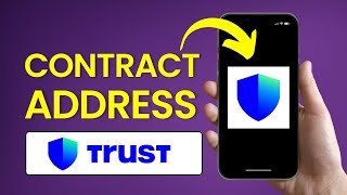 How to Add Contract Address In Trust Wallet  2024 [upl. by Imelda]