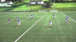 Gaelic Football handpass drill 10 [upl. by Zevahc]