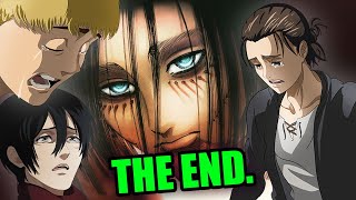 GOODBYE Eren Attack On Titan ENDING amp Final Chapter EXPLAINED  ALL QUESTIONS ANSWERED [upl. by Mauri]