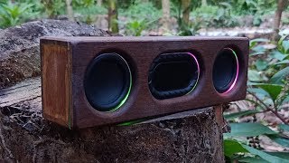 DIY 20W Bluetooth speaker  LED is blinking [upl. by Ahtan]