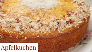 The German Apple Cake Recipe  Apfelkuchen APfelKUKen [upl. by Anuaik793]